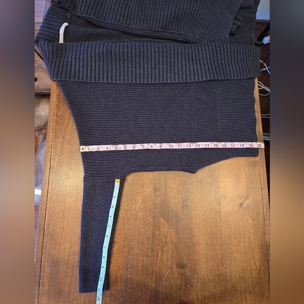 Athleta Cardigan with Shawl Collar and Ribbed Texture Small - Picture 10 of 11